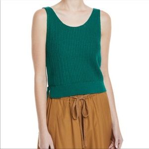 Vince Crossover chunky Knit Tank / sweater vest
